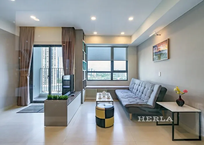 Masteri Thao Dien Luxury Apartment With Beautiful View, Fully Furnished, Near The City Center